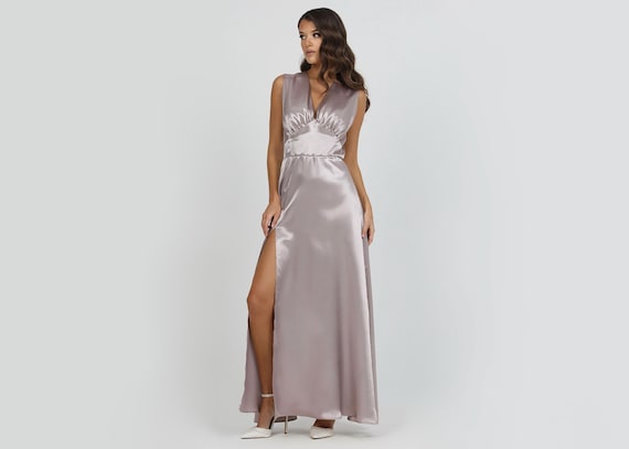 crepe taupe bridesmaid dresses Taupe Crepe Bridesmaid Dresses Taupe Bridesmaid Dresses: Buy Women's Dresses  Online At STACEES