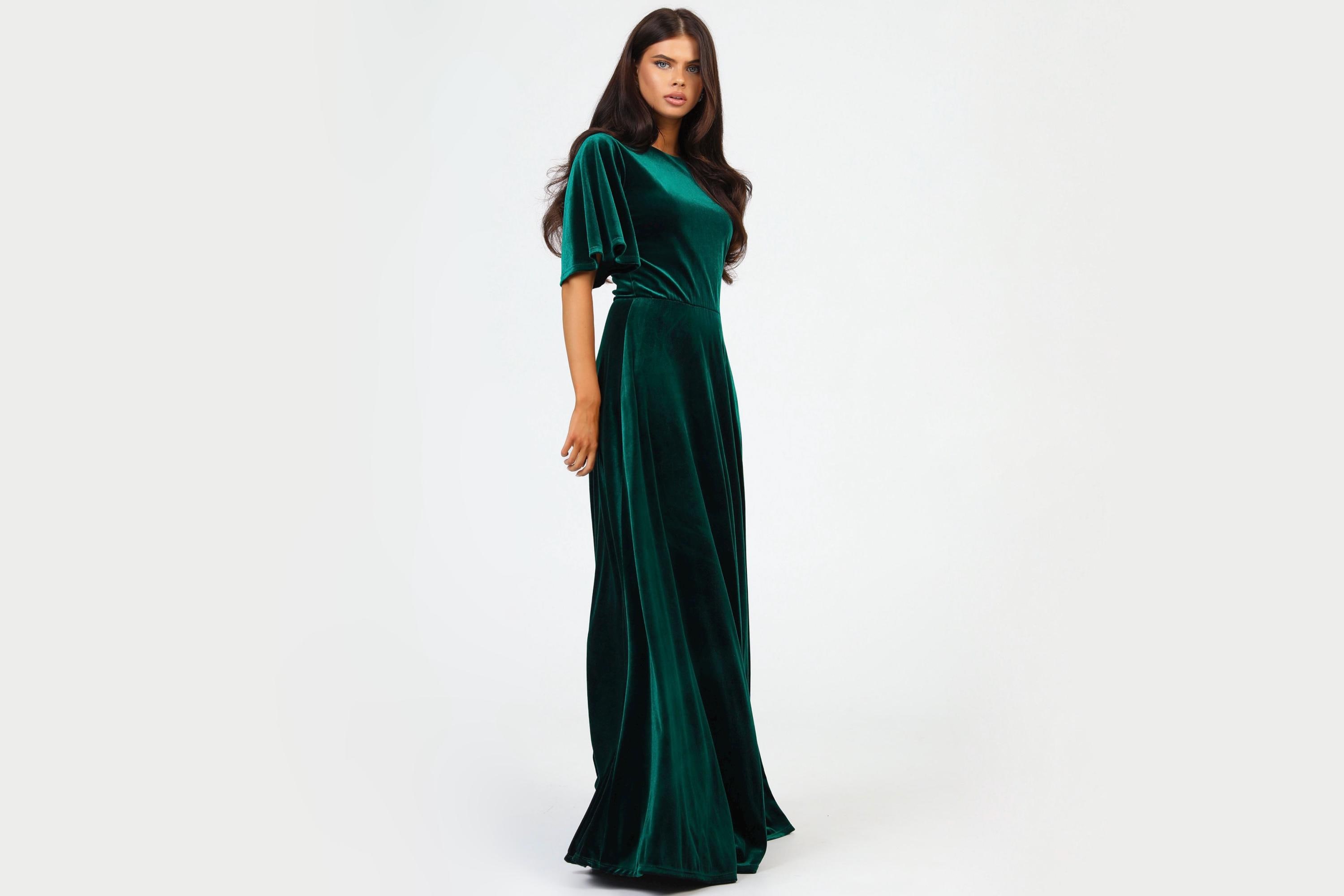 Dark Green Maternity Bridesmaid Dress - Etsy