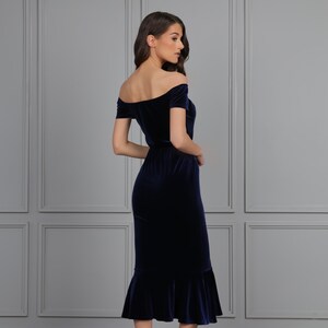 Velvet Dress, Bodycon Dress, Cocktail Dress, Party Dress, Pencil Dress, Midi Velvet Dress, Evening Dress, Wedding Guest Dress