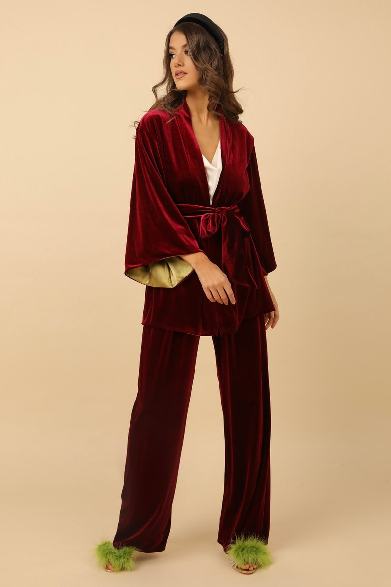 Velvet Women Pants Velvet Trousers