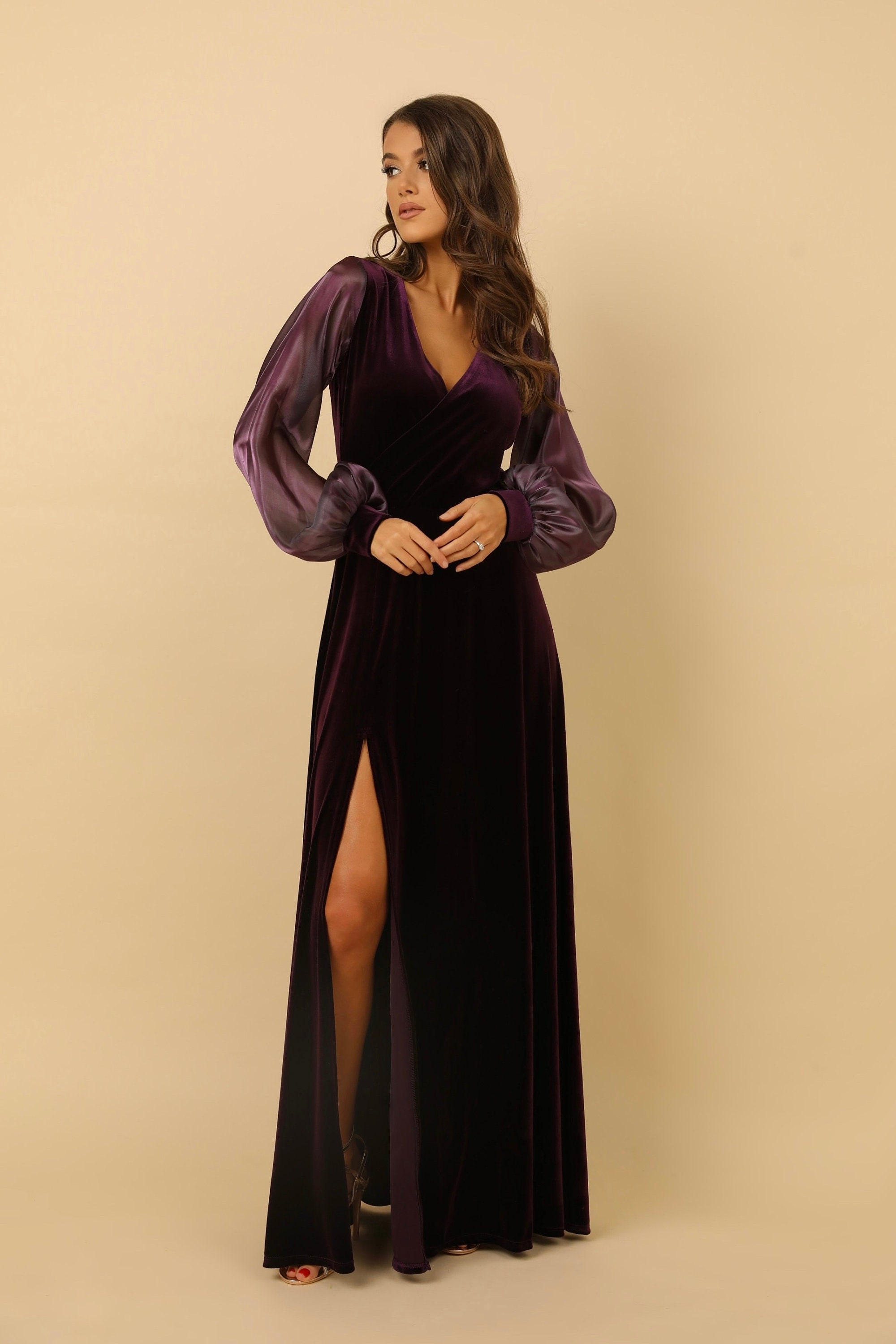 Plum Bridesmaid Dresses - Etsy UK