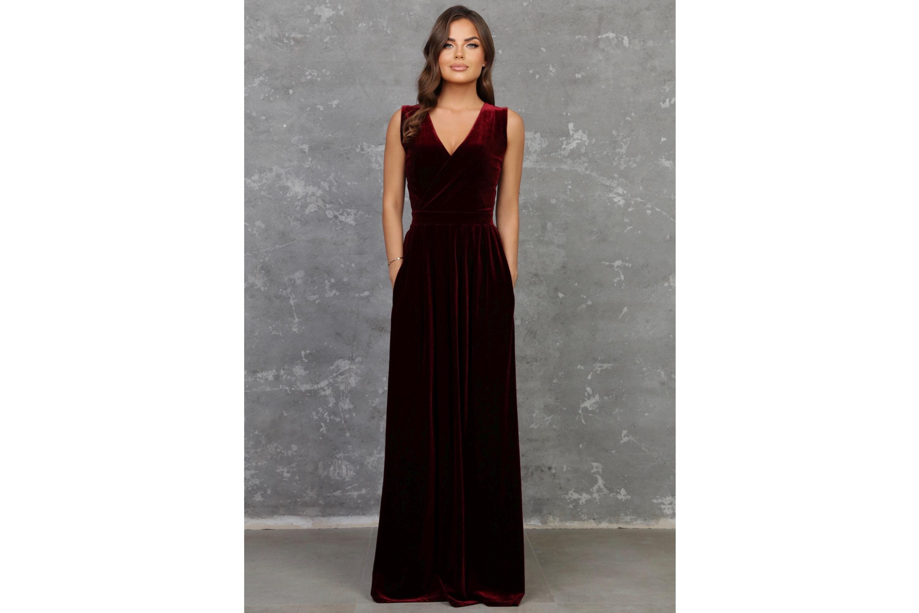 Junior Bridesmaid Dress Velvet - Etsy