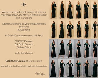Etsy velvet bridesmaid dress online