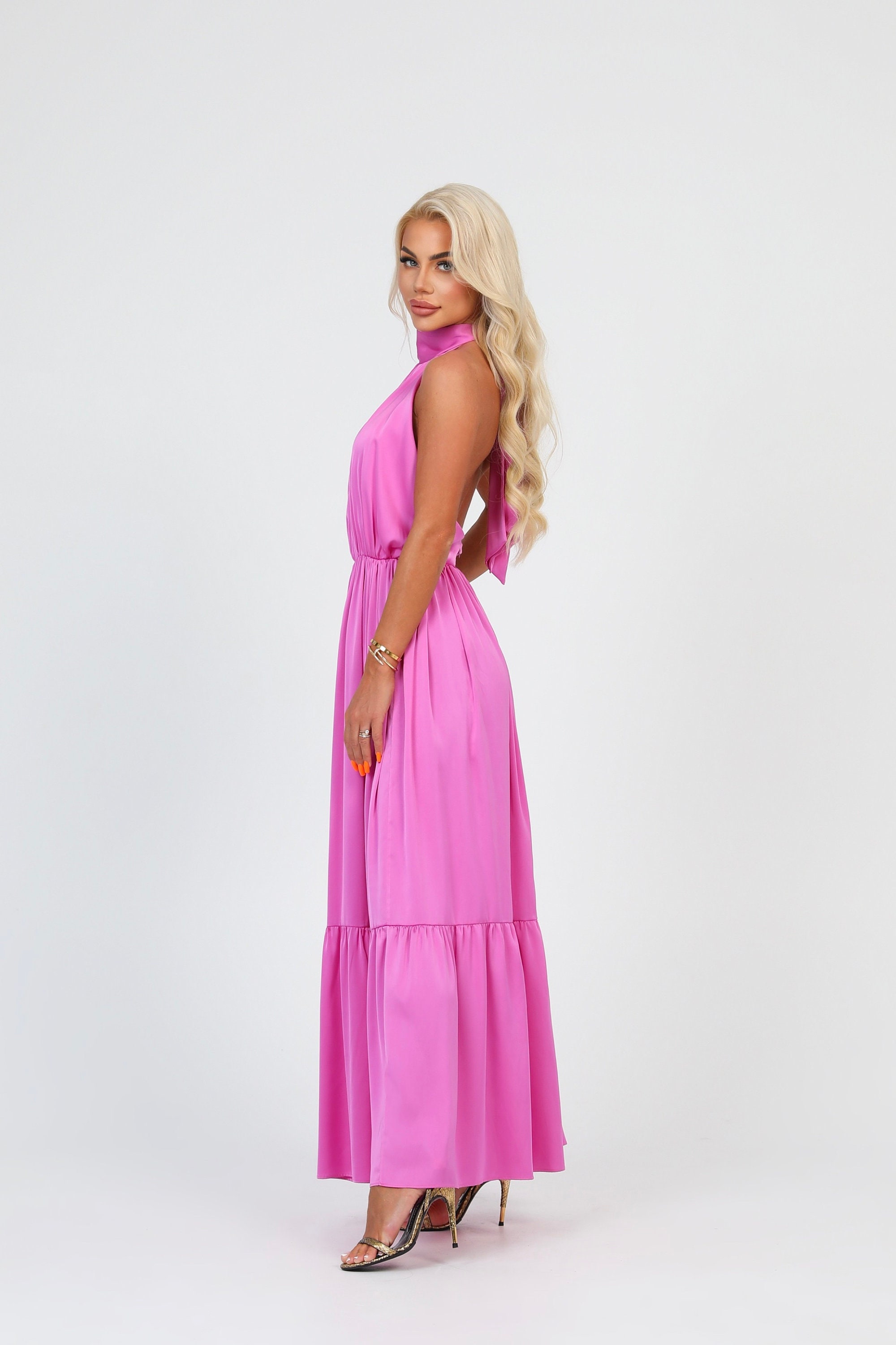 neon cocktail dress Ruched And Ready Neon Mini Dress
