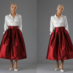 Taffeta Skirt With Pockets Skirt for Women Classic Skirt Ball Gown Skirt  Formal Skirt Wedding Skirt Taffeta Skirt With Pockets Skirt for Women Classic Skirt Ball Gown Skirt  Formal Skirt Wedding Skirt 
Taffeta Skirt With Pockets Skirt for Women