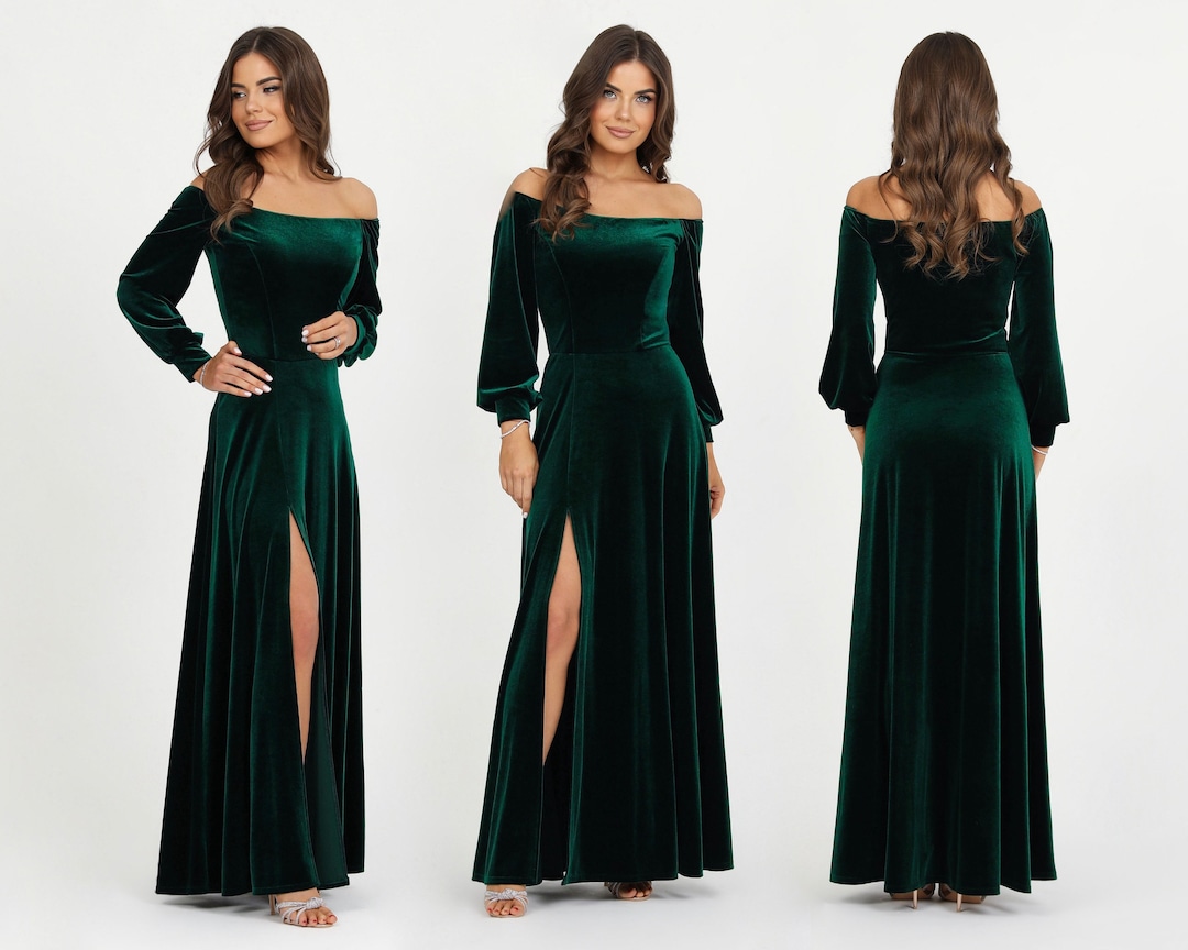 Emerald Green Velvet Gown Emerald Velvet Gown By Bronx And Banco Rent The  Runway