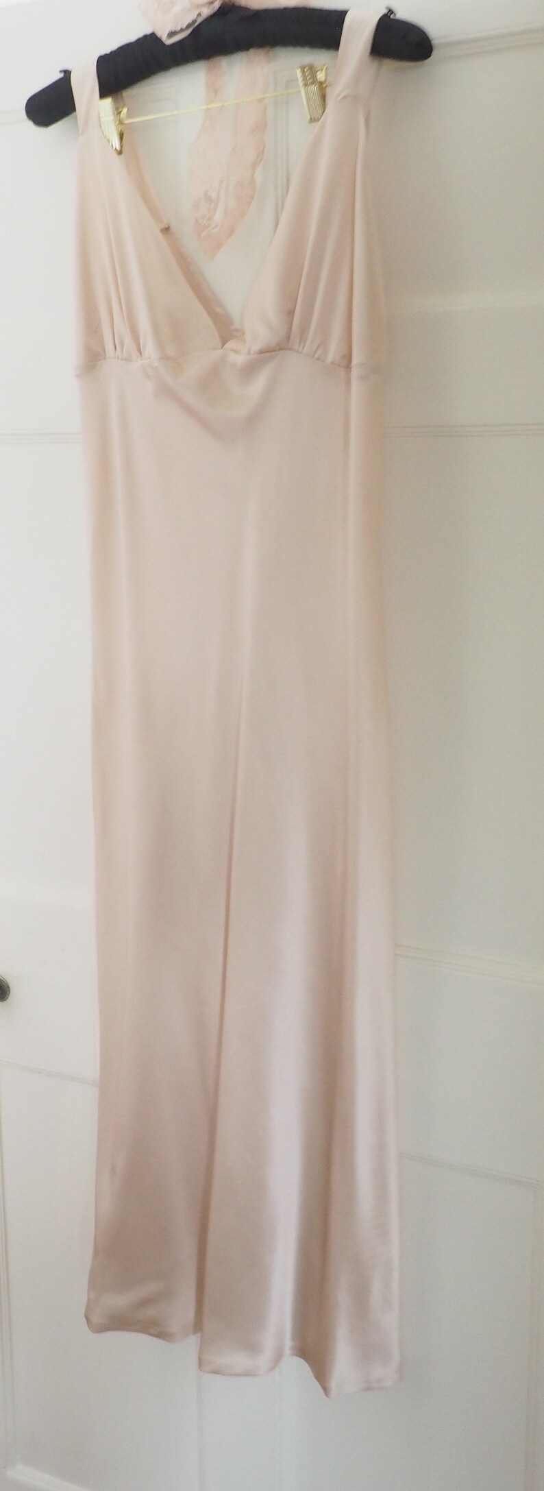 full length silk slip