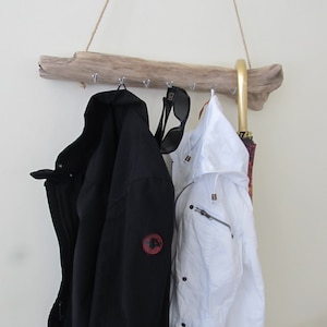 Eingangsbereich, Wandgarderobe, Treibholz, Kleiderständer, Kleiderständer, Utensilienhalter, Küchen Wand Dekor