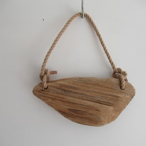8.5&quot; x 4&quot; Blank Sign DRIFTWOOD Wall Hanging Wooden Sign Beach Decor Art & Crafting
