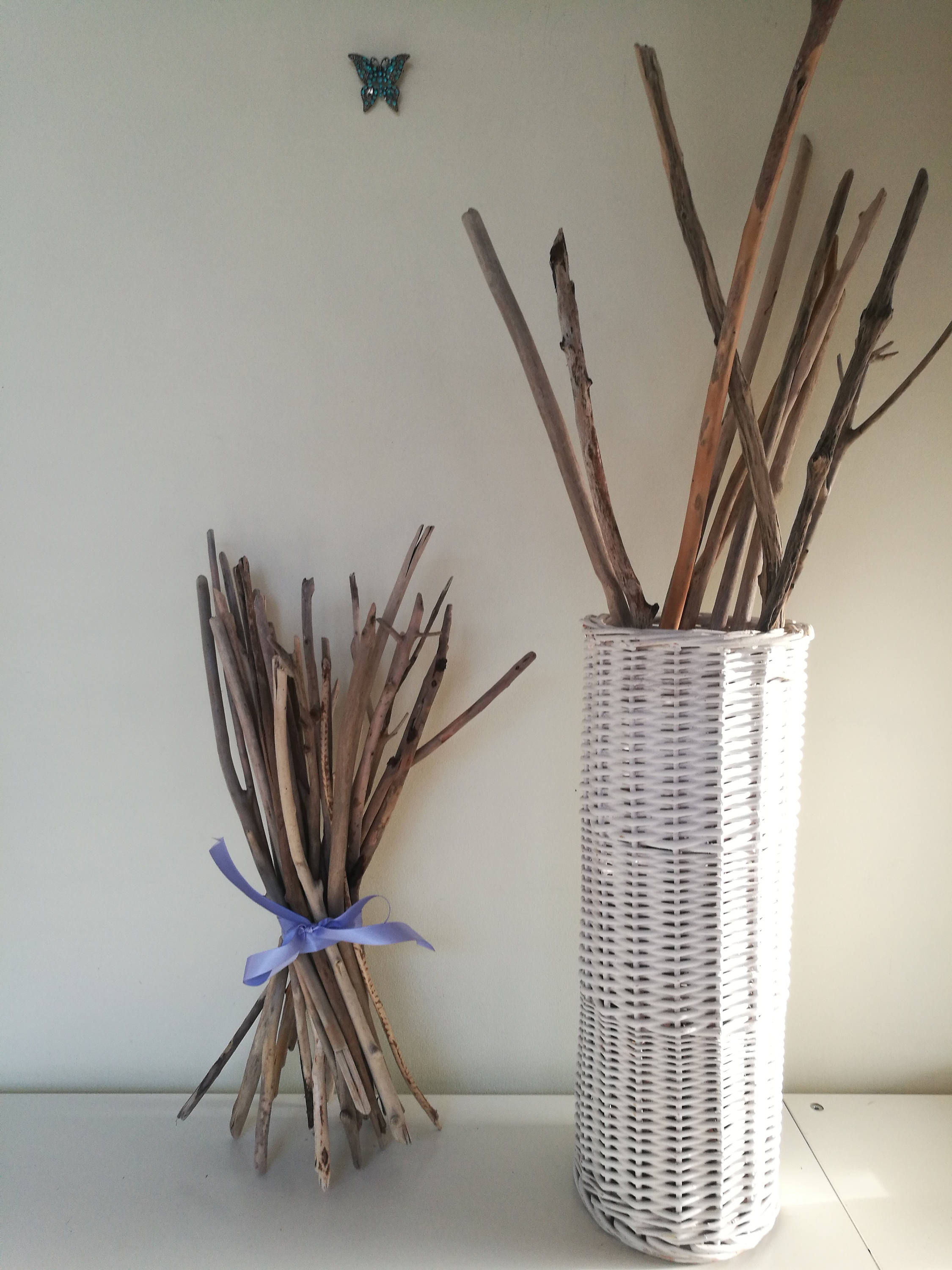 27 Vase Filler Twigs Beach Wedding Centerpiece Driftwood Etsy