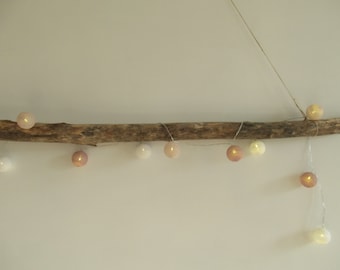 Sterk groot stuk drijfhout muurkunst drijfhout stranddecor drijfhout muur hangende kunst macramé en fotodisplay 59"/150 cm