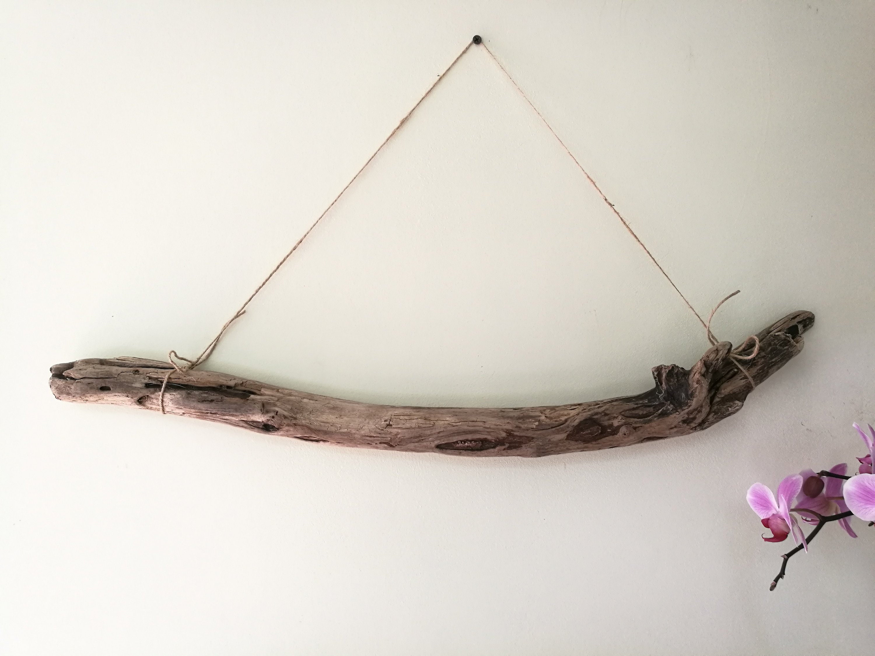 Spotted Driftwood Branch For Wall Hanging Art Large Drift Wood Etsy