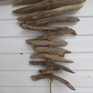 Driftwood Mobile; Driftwood Wall Art; Driftwood Garland; Driftwood Beach Decor; Driftwood Wall Hanging; DRIFTWOOD ART 32&quot;/81 cm