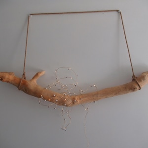 38" Large Beige Drift Wood Dowel Home Decor Wall Hanging Branch Driftwood Stick For Macrame (97 cm)