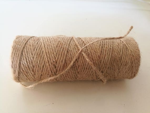 Mustard Yellow Jute Twine 20 metres for Gifts Crochet /& Weaving