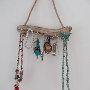 Amazing Key Holder For Wall, Driftwood Key Rack, Key Hanger, Wall Hanging Key Organizer, Key Holder Wall Key Hooks 9.5&quot;/24 cm