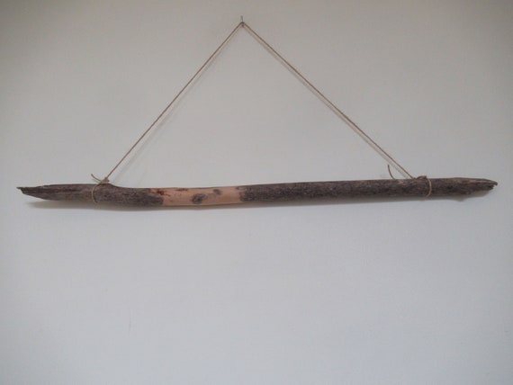28 Driftwood Stick Straight Branch Curtain Rod Beige Etsy