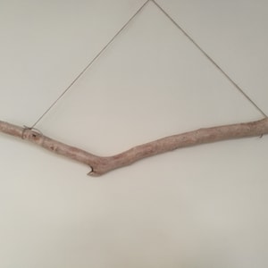 Sand Beige DRIFTWOOD Piece Drift Wood Branch Large Driftwood Wall Hanging Art 37.5&quot;