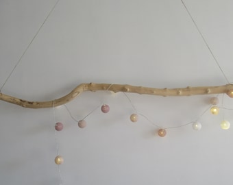 53" Large DRIFTWOOD Piece. Driftwood Wall Hanging Branch. Driftwood Wall Art. Wooden Dowel Drift Wood Clothing Rack DIY