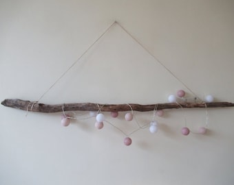 52.5" Large & Old Driftwood Piece Thick Drift Wood Beam Wall Hanging Art Driftwood Lamp DIY