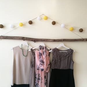 59" Wall Coat Rack Natural Driftwood Coat Hanger Clothing Rack Driftwood Wardrobe Rack Drift Wood Garment Rack