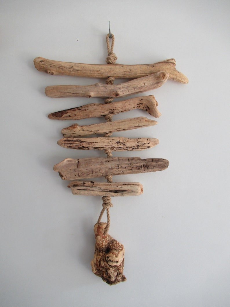 Driftwood Mobile Driftwood Wall Art Driftwood Garland Etsy