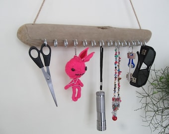 13 ganchos para llaves de pared - Regalo de Navidad, estante para llaves, regalo de Navidad, soporte para llaves de pared, estante para llaves, colgador de llaves, organizador de entrada, almacenamiento de llaves
