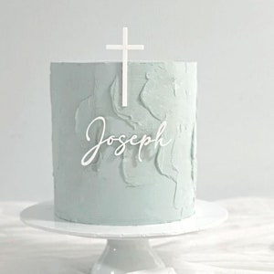 name for the front of the cake, name plaque, Fropper, cake sign image 6