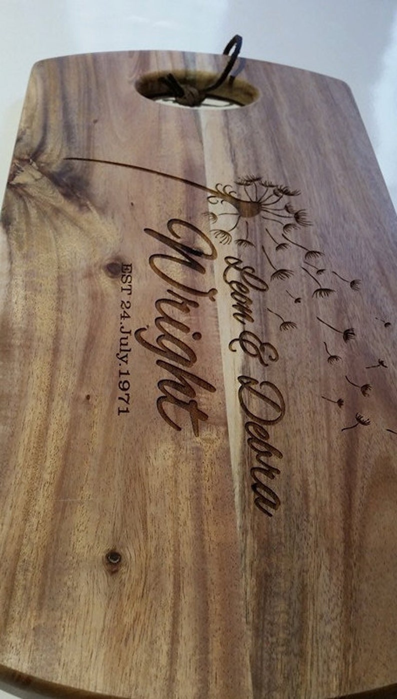 Personalised Chopping board, cheese board, image 3