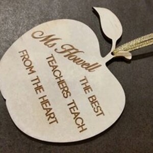 Teacher&#39;s apples, end of the year teacher&#39;s gift