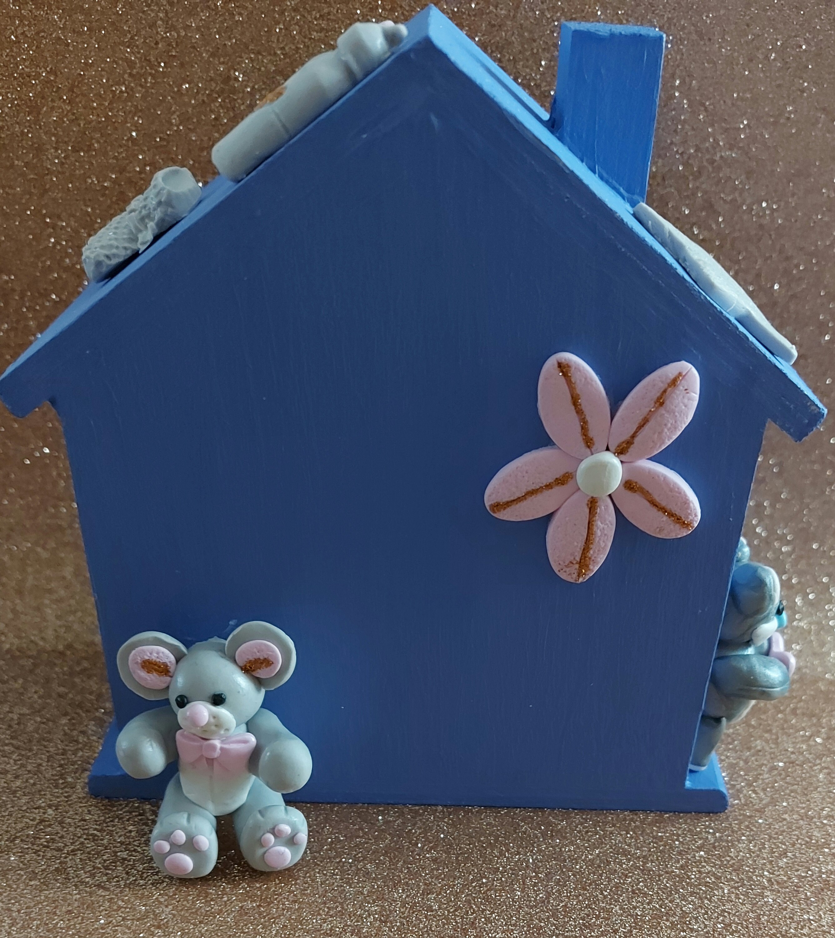 Tirelire Bois Violette