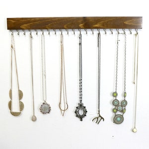 Wall Necklace Holder Jewelry Organizer Etsy