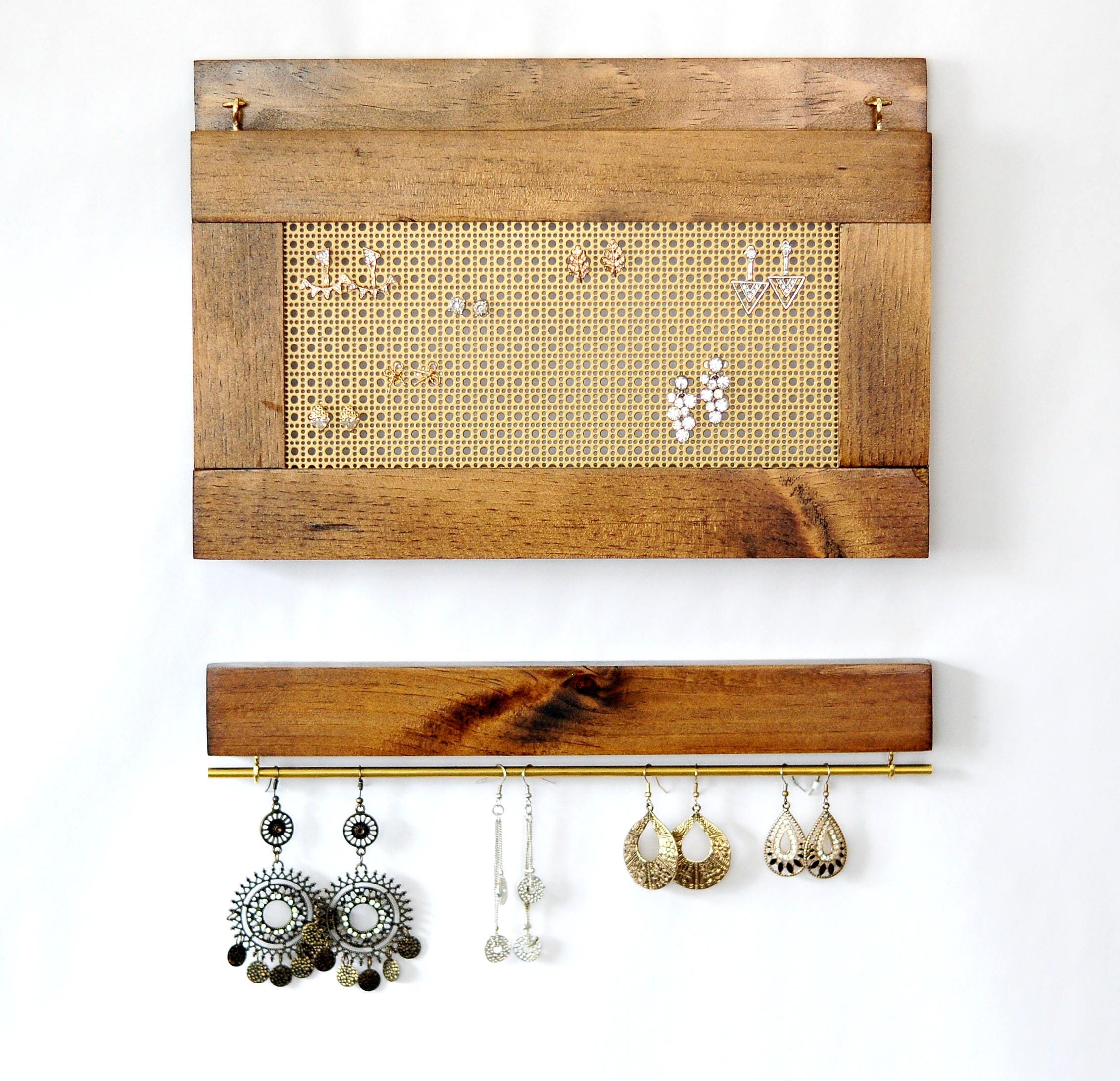Stud And Dangle Earring Display Earring Holder Etsy