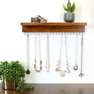 Wall Jewelry Organizer For Necklaces or Bracelets image 1