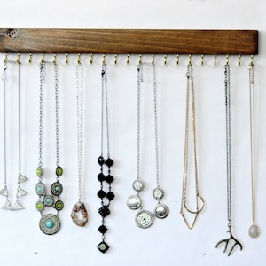 Wall Mount Jewelry Organizer Necklace Holder image 1