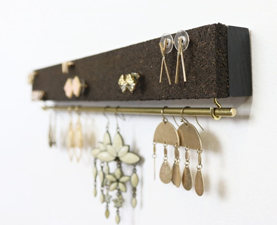 Long Earring Organizer Holder Rack, Earring Storage Rack