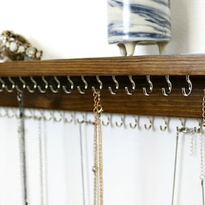 Jewelry Organizer With Shelf, Necklace Holder, Necklace Display image 4