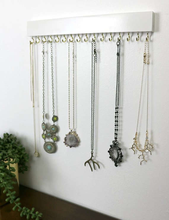 Wall Necklace Holder Jewelry Organizer 