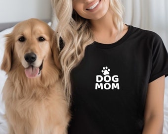 Dog Mom Shirt, Hunde Mama, DoggyMom, für Hundefamilie, für Hundeliebhaber, Doglover, DogMom, Lovedogs, Unisex T-Shirt