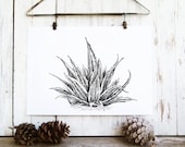 Poster Art Download, Printable Wall Art Nature, Nature Prints, Nordic Art, Realistic Art, Botanical Print, Nature Wall Art, Aloe Vera