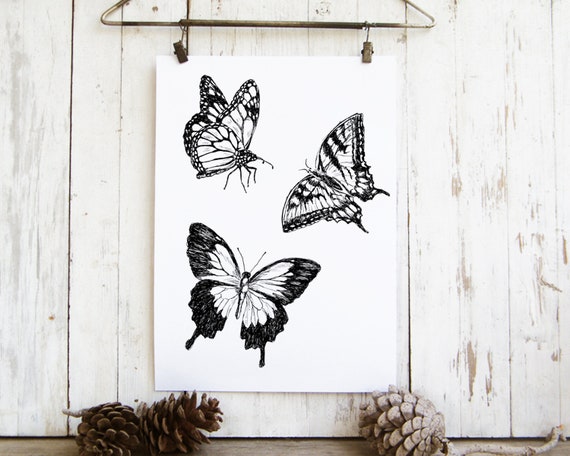 Home Wall Art Printable Art Prints Black And White Nature Etsy