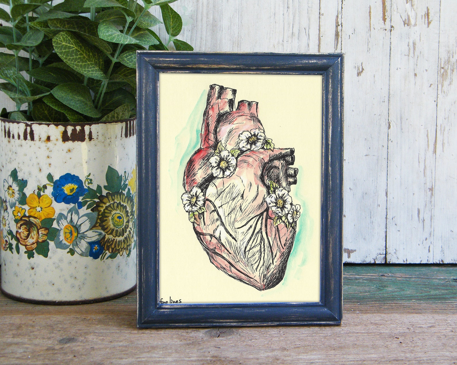 Rustic Framed Art Realistic Print Framed Wall Art Bedroom Etsy