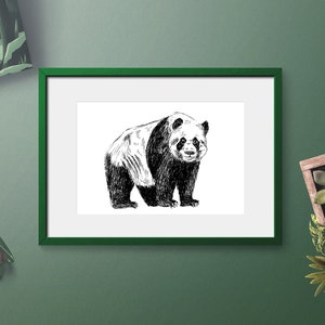 Downloadable Prints, Kids Room Decor Wall, Nursery Prints Animal, Cute Wall Art, Digital Download Animal, Nature Prints, Panda