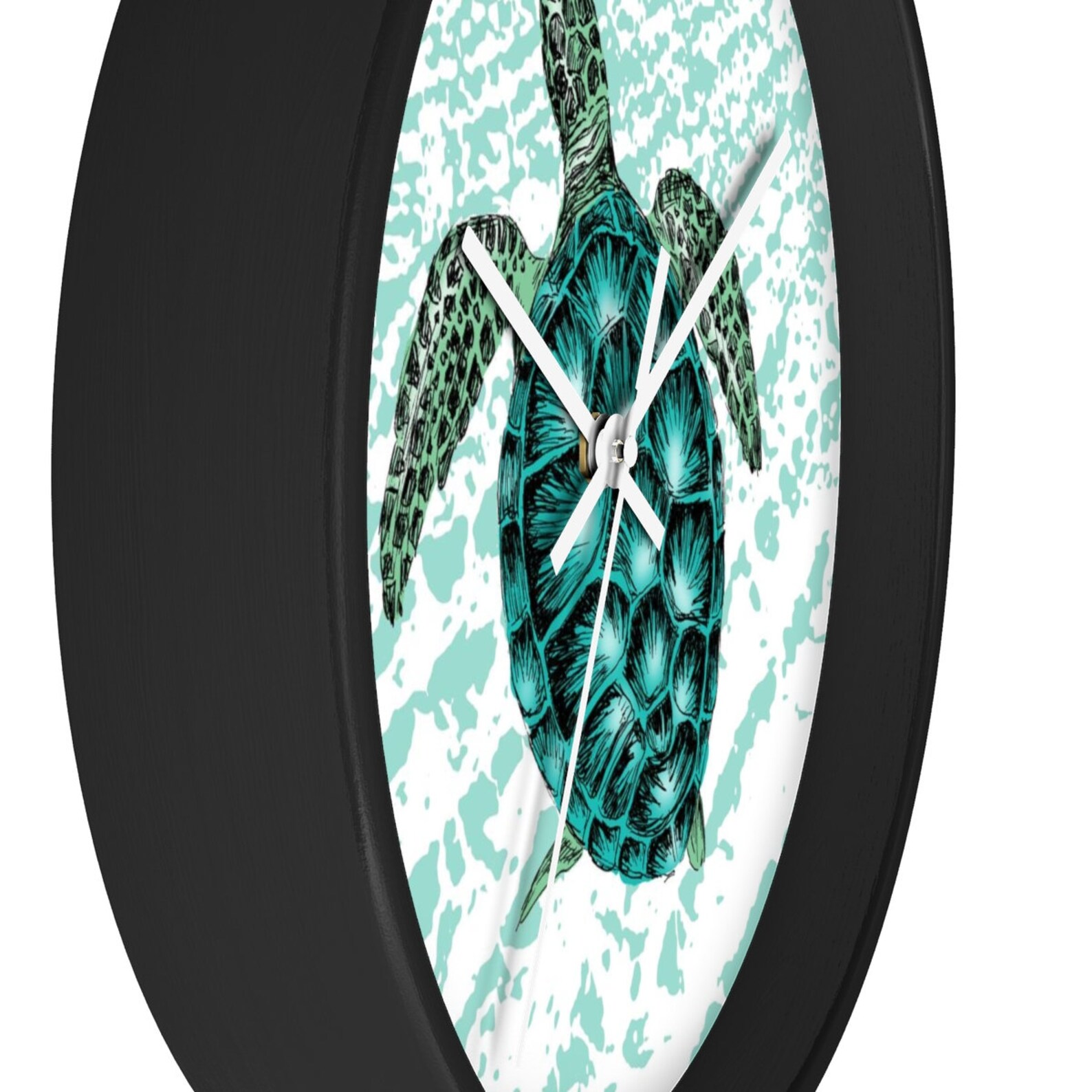 Wall clock Sea Turtle Wall Clock Bedroom Decor Wall Clock Etsy