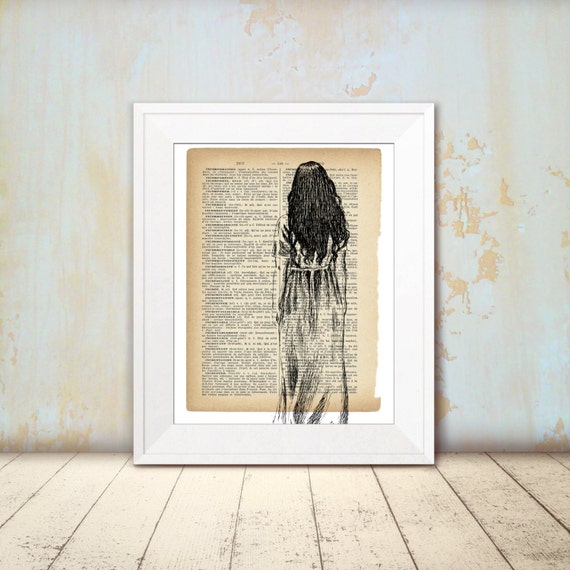 Dictionary Art Print Spiritual Art White Dress Diy Home Etsy