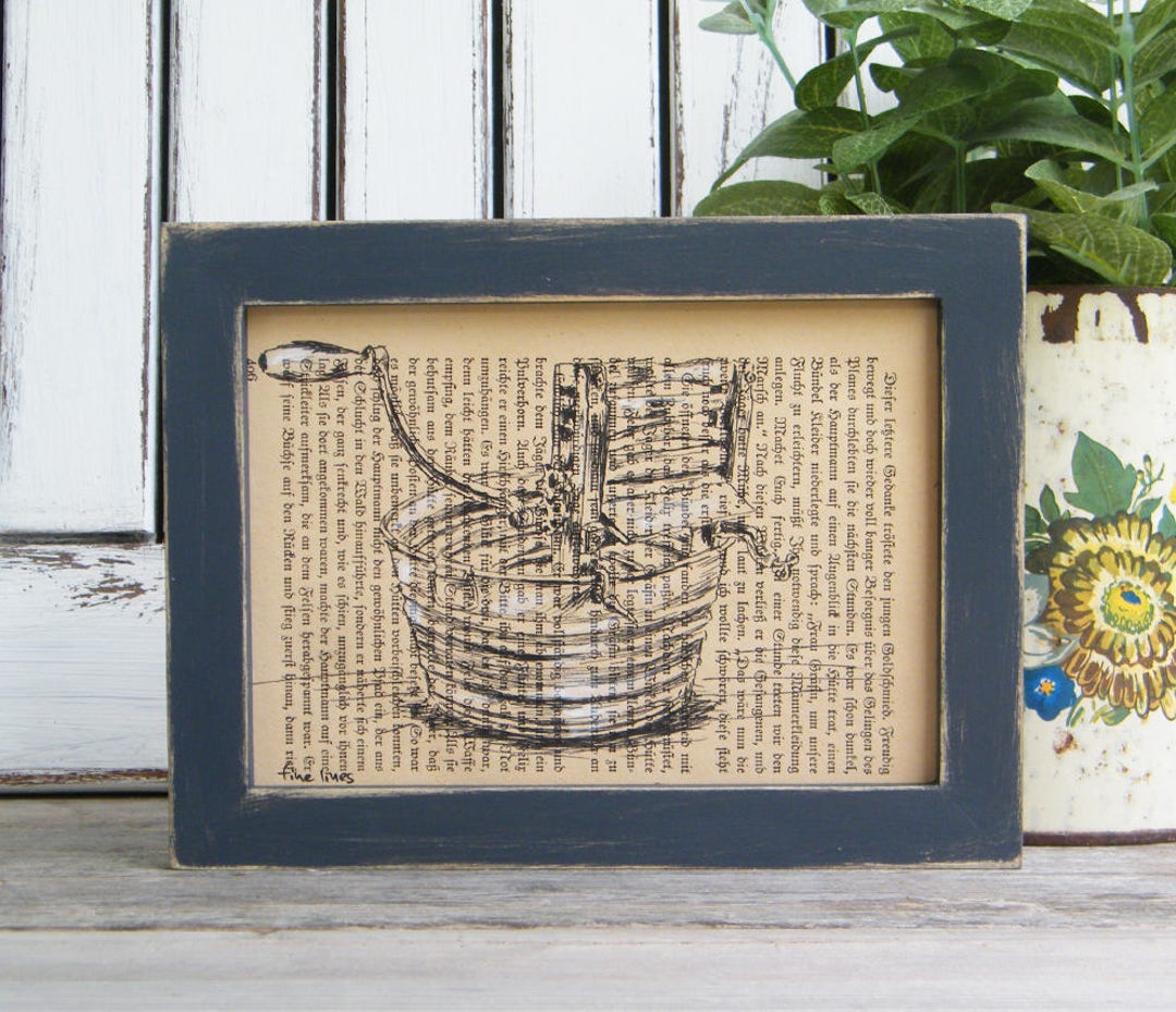Framed Kitchen Art Dictionary Print Art Retro Print Book Etsy