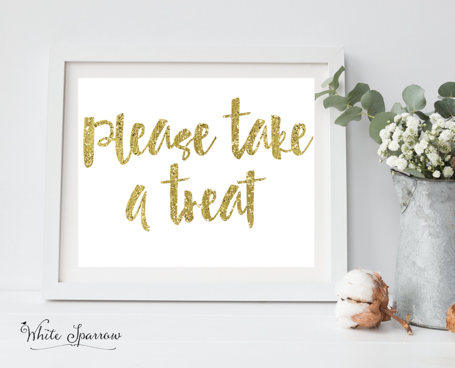 Bridal Shower Decorations. Gold Bridal Shower Sign. Gold Etsy