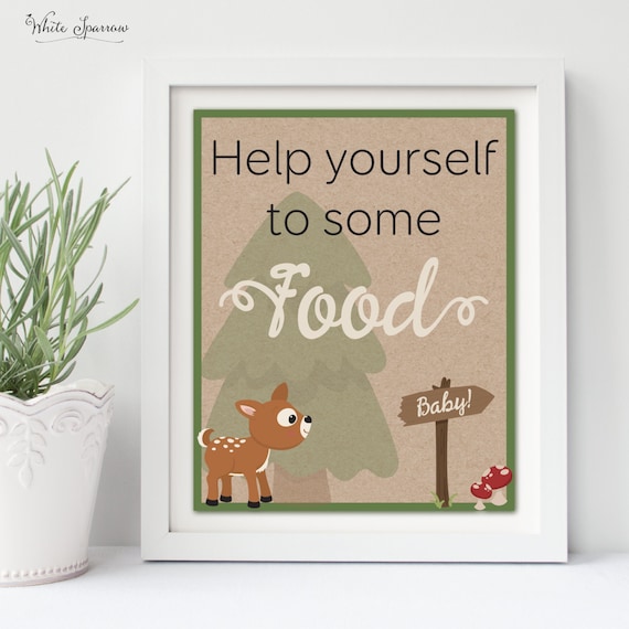 Woodland Baby Shower Decorations. Woodsy Baby Shower. Woodland Baby Shower Sign. Rustic Baby Shower. Neutral Baby Shower. Animal Baby Shower Il_570xn
