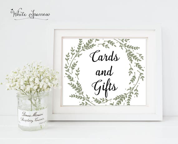 Sage Green Bridal shower, Bridal shower decor, bridal shower sign, Cards and gifts, wedding shower, bridal shower ideas, wedding shower sign Il_570xn