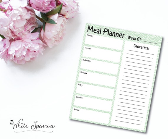 weekly meal planner weekly